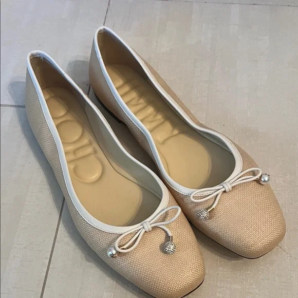 Jimmy Choo Elme raffia flats - Picture 1 of 7